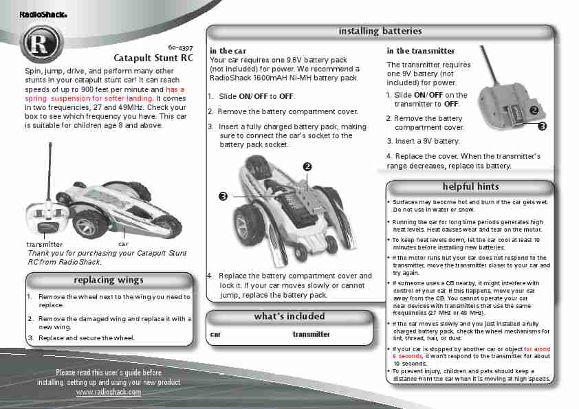 Radio Shack Motorized Toy Car 60-4397-page_pdf
